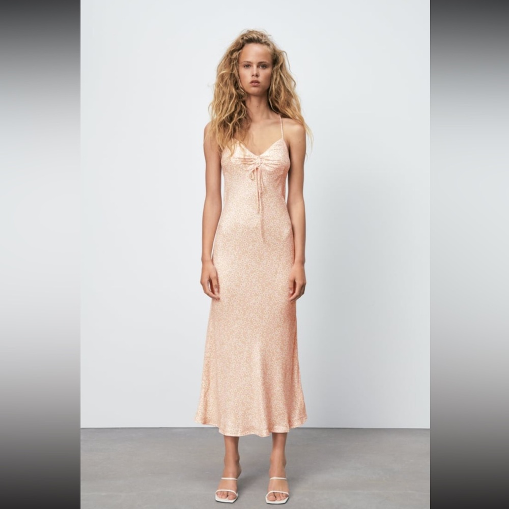 Zara satin dress